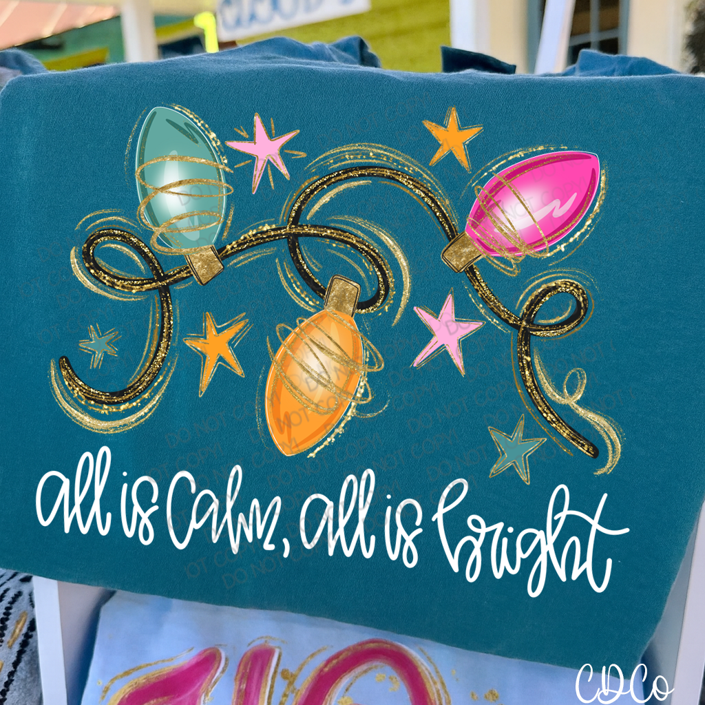 All is Calm, All is Bright 10062 DTF