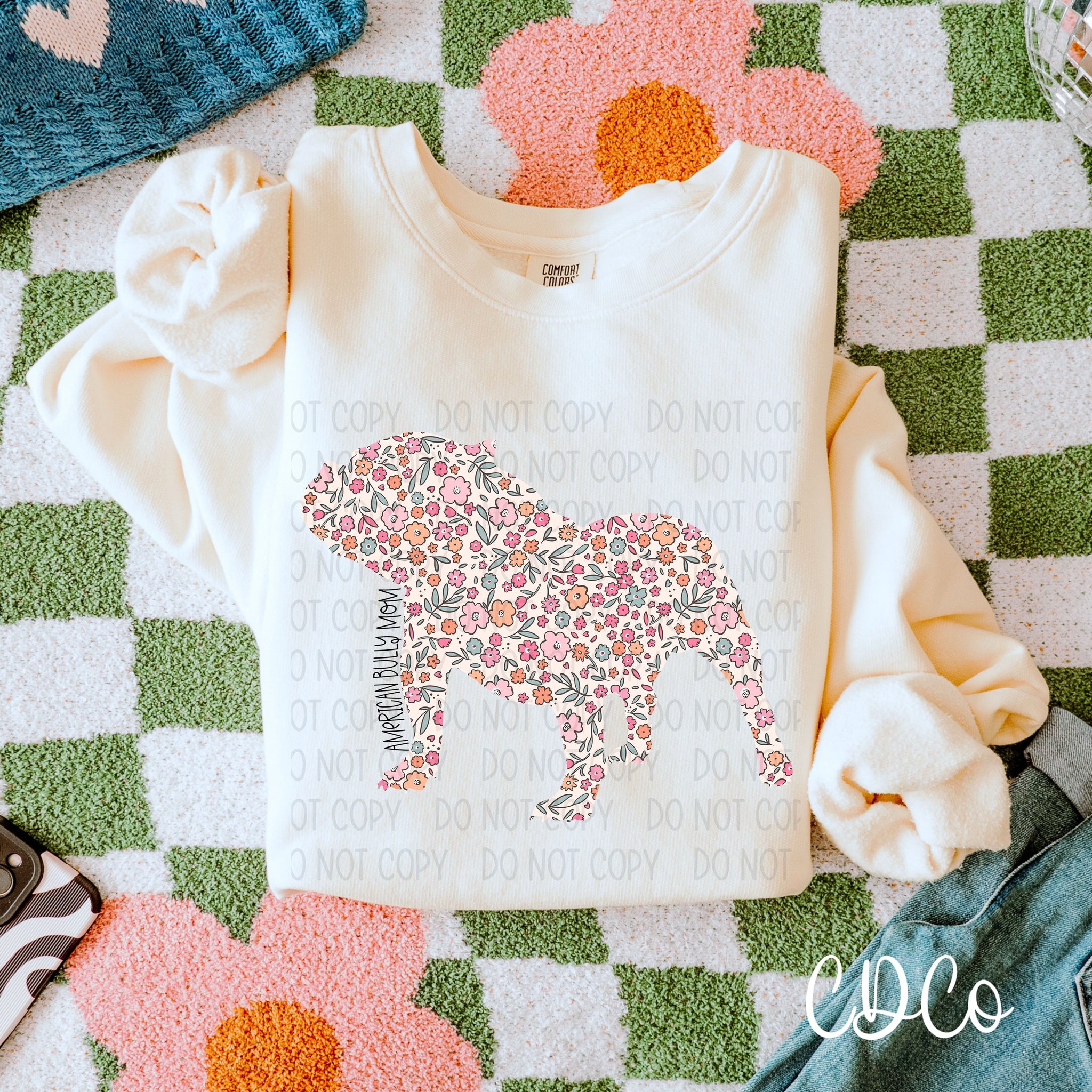 Dog Mom Floral 5 of 6 DTF