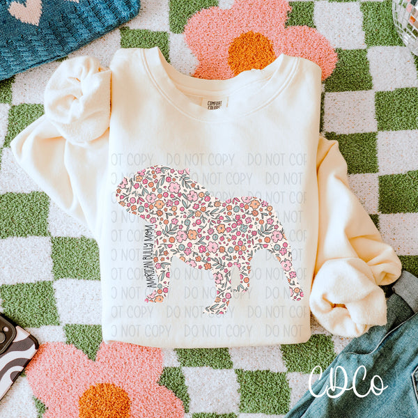 Dog Mom Floral 5 of 6 DTF
