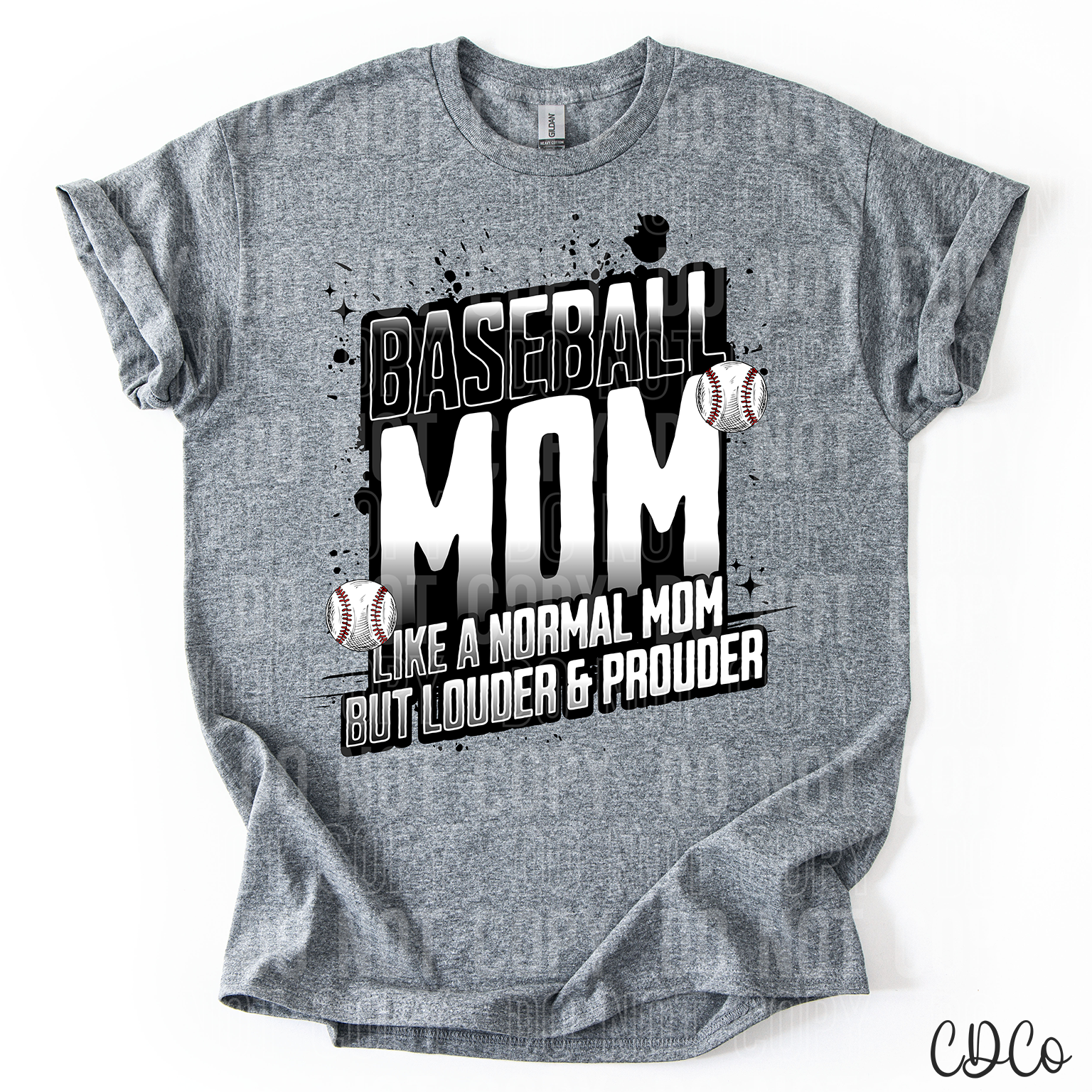 Baseball Mom Like a Normal Mom 3756 DTF