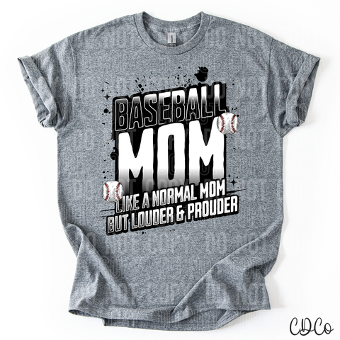Baseball Mom Like a Normal Mom 3756 DTF