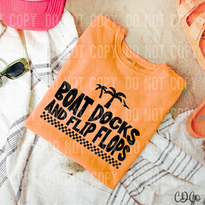Boat Docks and Flip Flops 3845 DTF