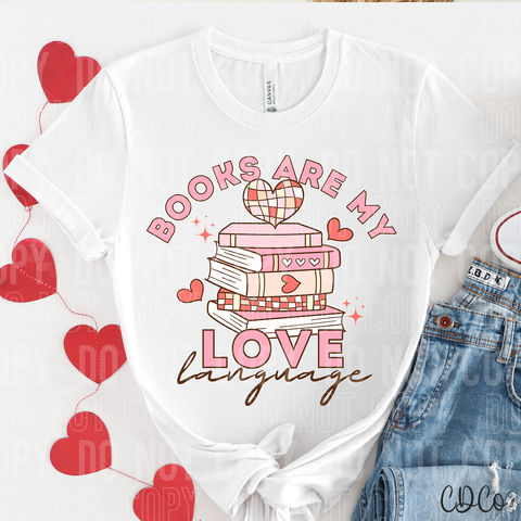 Books Are My Love Language 3398 DTF