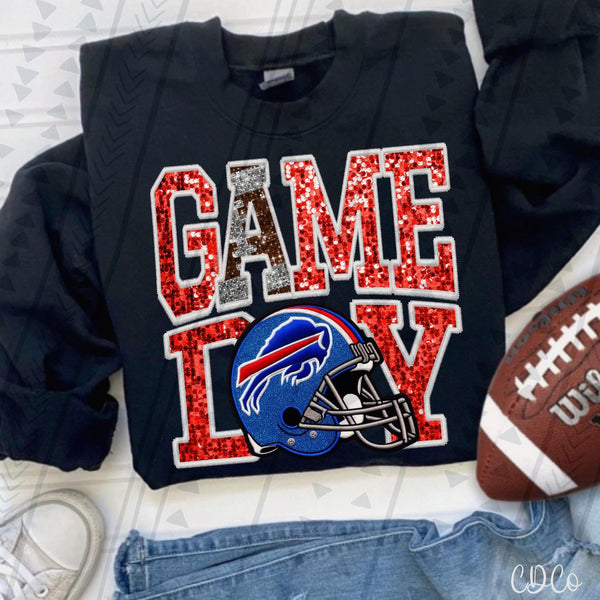Game Day Faux Football Teams DTF 1 of 2