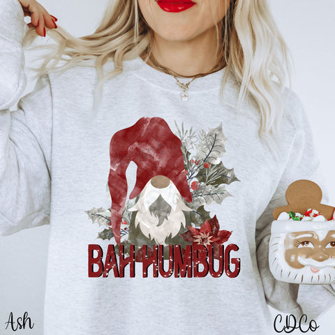 Bah Humbug Gnome DTF
