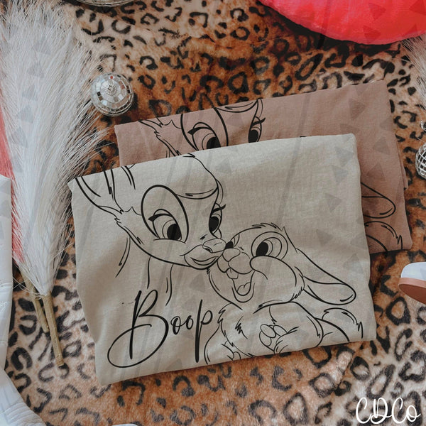 Boop Characters DTF *TRANSFER WILL BE BLACK UNLESS ANOTHER IS REQUESTED*