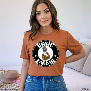 Basic Mama Leopard Round DTF