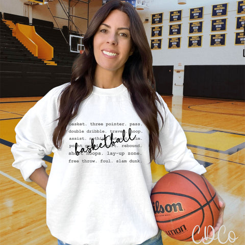 Basketball Words DTF - 1008