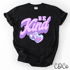 Be Kind Holo Heart 3698 DTF