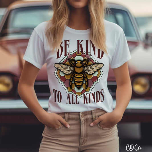 Be Kind to All Kinds Bee DTF