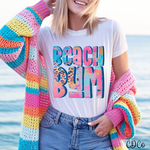 Beach Bum Leopard Bright 5306 DTF