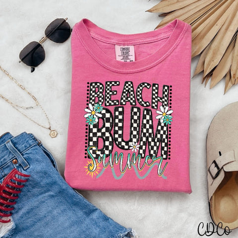 Beach Bum Summer Checked 5502 DTF
