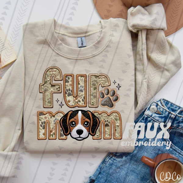 Fur Mom Dog Faux Embroidery DTF (6 of 6)