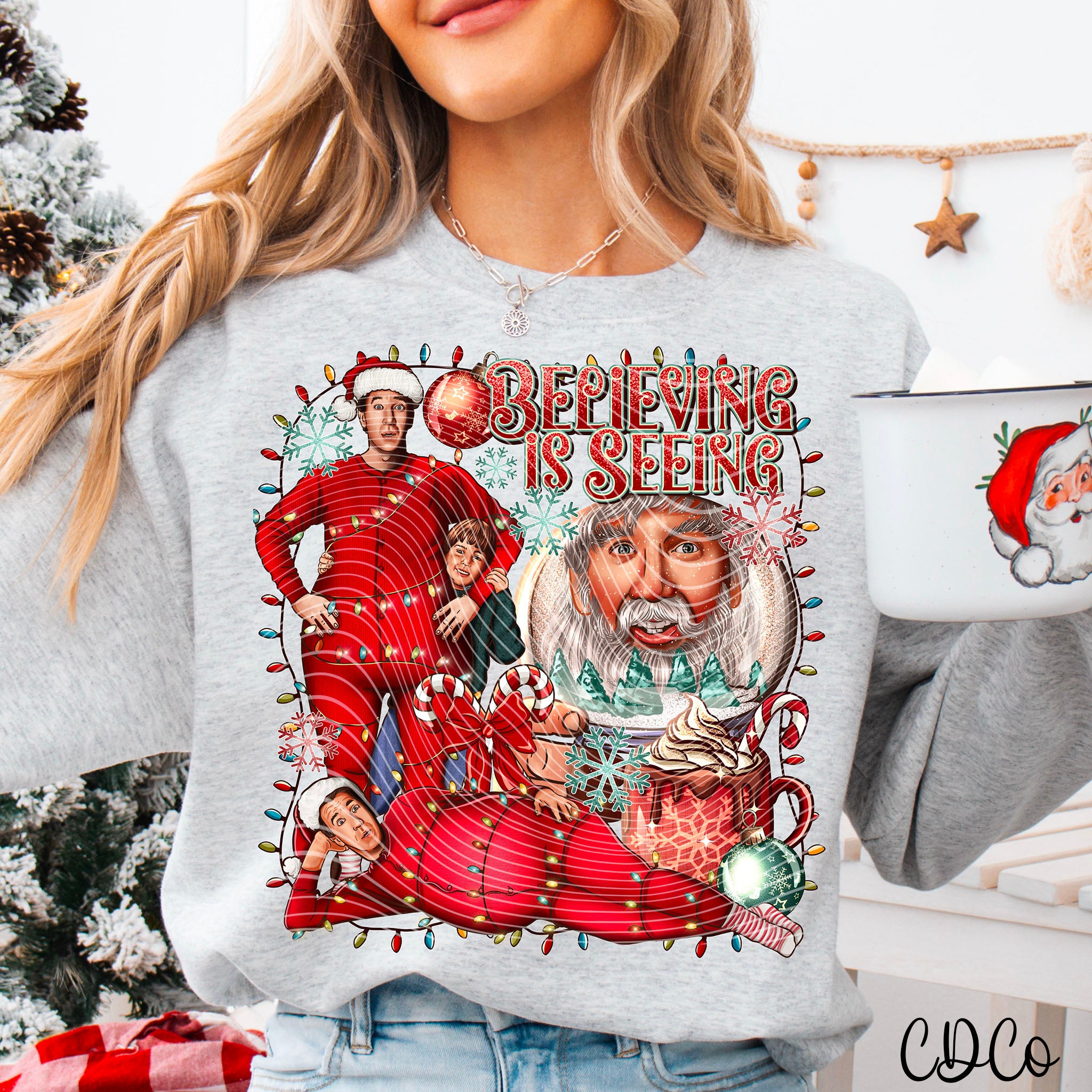 Believing is Seeing Santa 2103 DTF