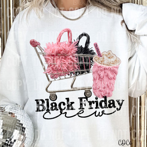 Black Friday Crew Faux Yarn 10034 DTF