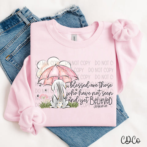 Blessed Are Those Bunny Umbrella 4011 DTF