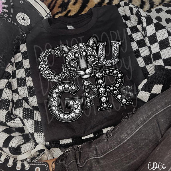 Faux Embroidery Bling Mascots DTF 2 of *