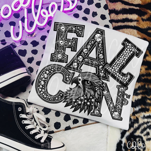 Faux Embroidery Bling Mascots DTF 1 of *