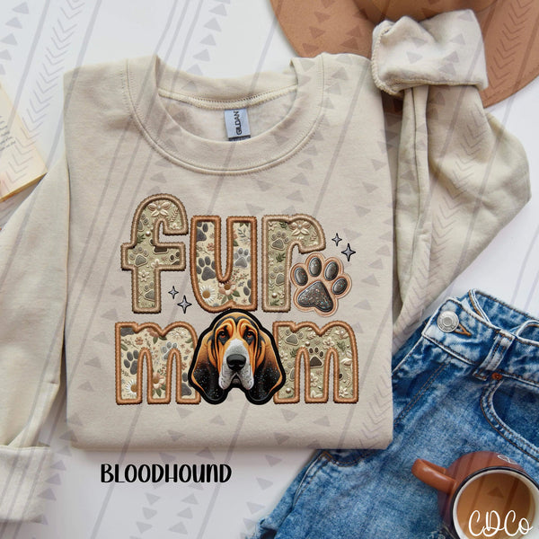 Fur Mom Dog Faux Embroidery DTF (3 of 6)