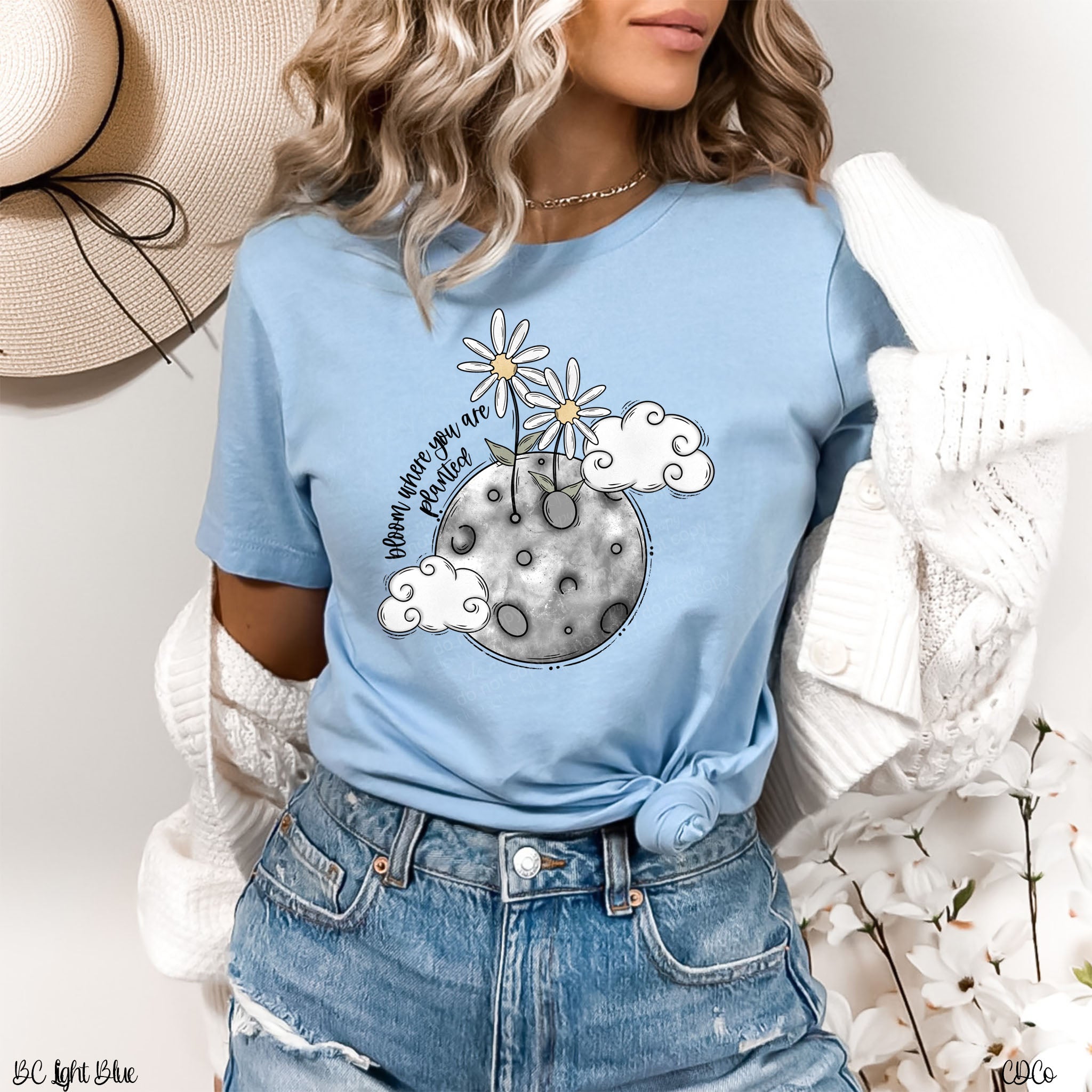 Moon Bloom Where You Are Planted DTF