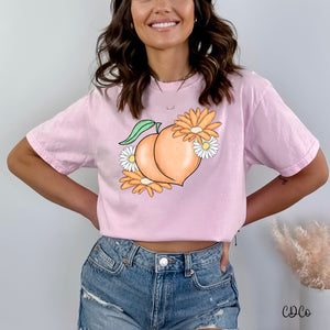 Boho Daisy Peach DTF