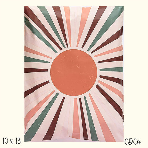 Boho Sunburst - 10 x 13 Poly Mailer