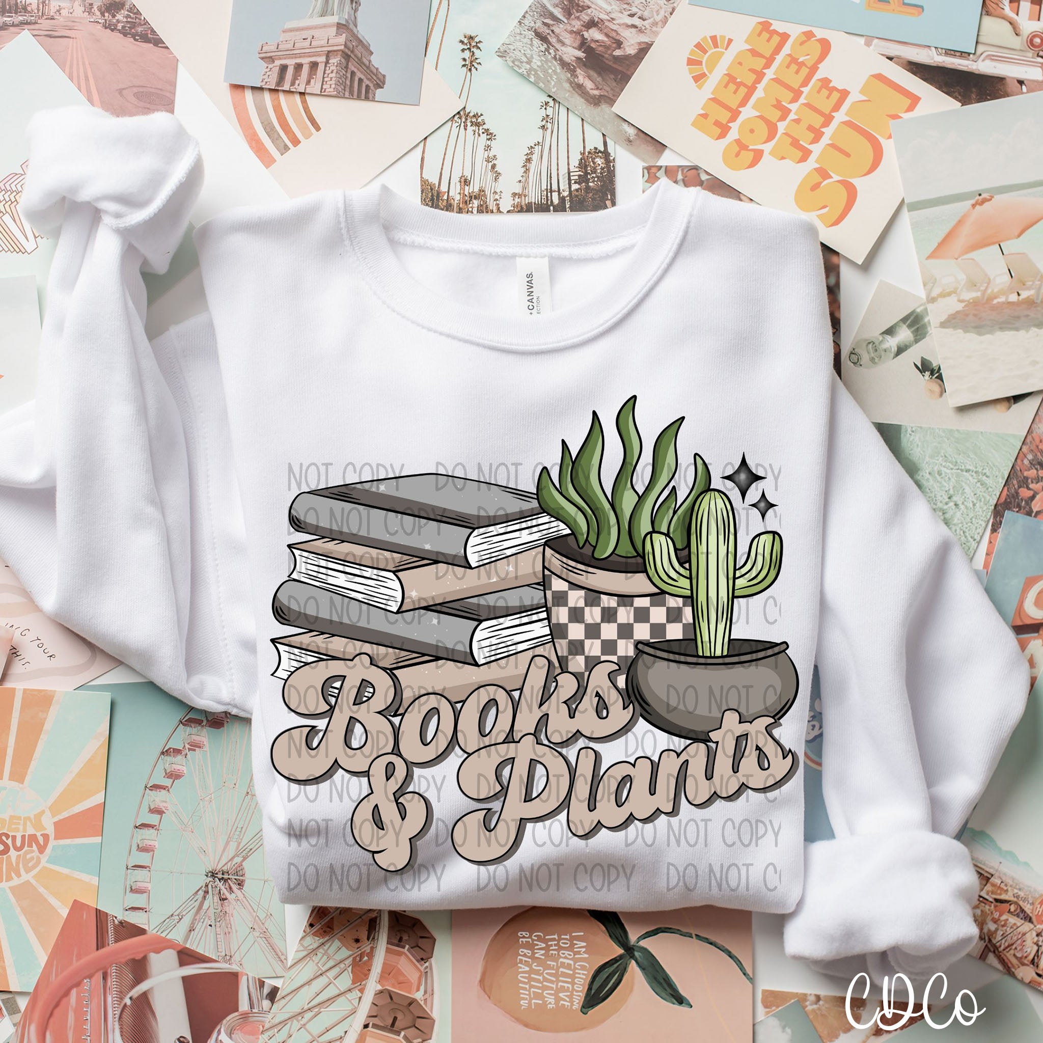 Books & Plants DTF