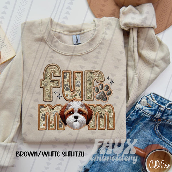 Fur Mom Dog Faux Embroidery DTF (5 of 6)