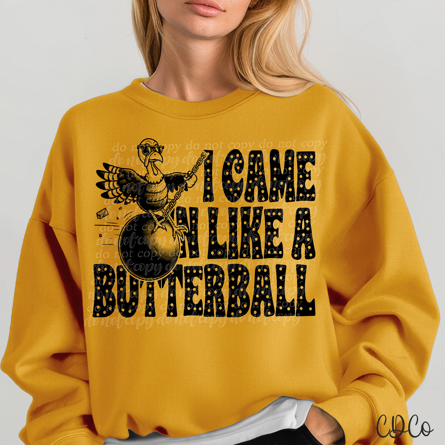 I Came In Like a Butterball 3238 DTF