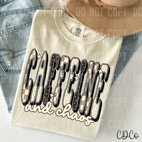 Caffeine and Chaos 6452 DTF
