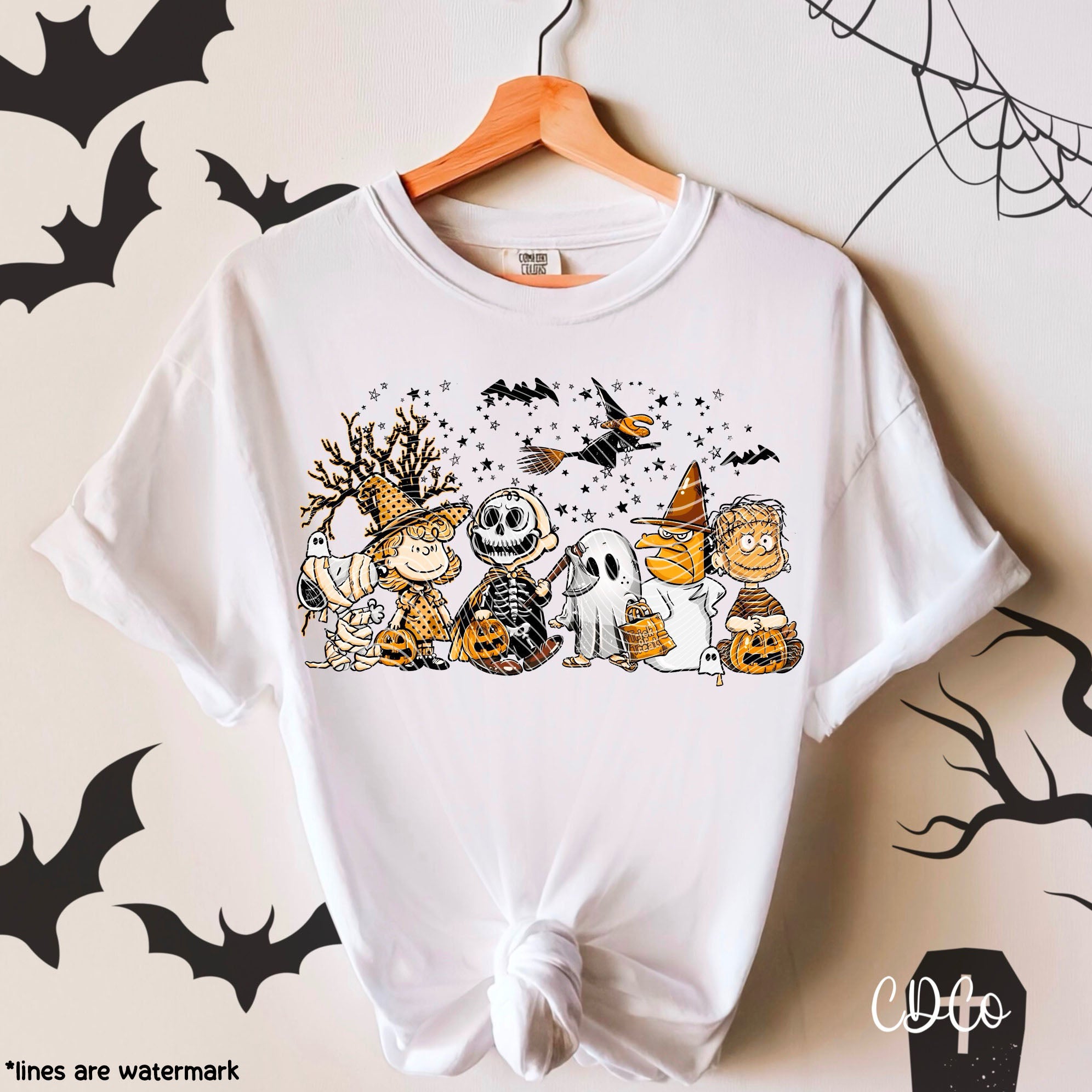 Halloween CB Character Spread 5673 DTF