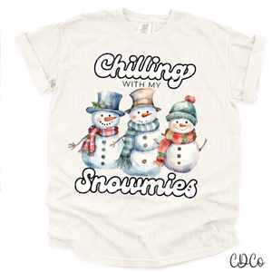 Chilling With My Snowmies 3184 DTF