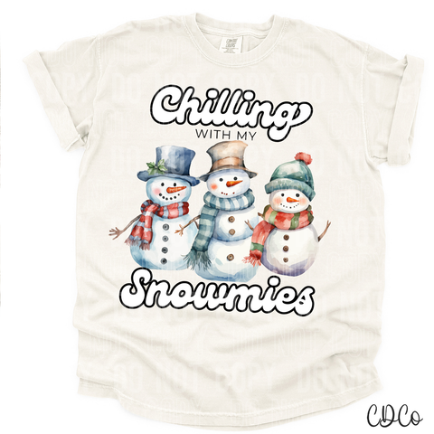Chilling With My Snowmies 3184 DTF