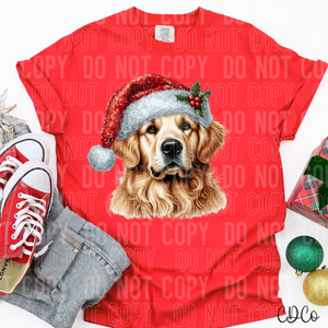 Christmas Golden Retriever 3177 DTF
