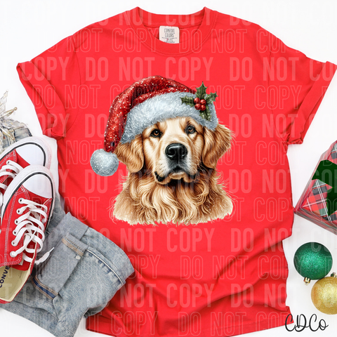 Christmas Golden Retriever 3177 DTF