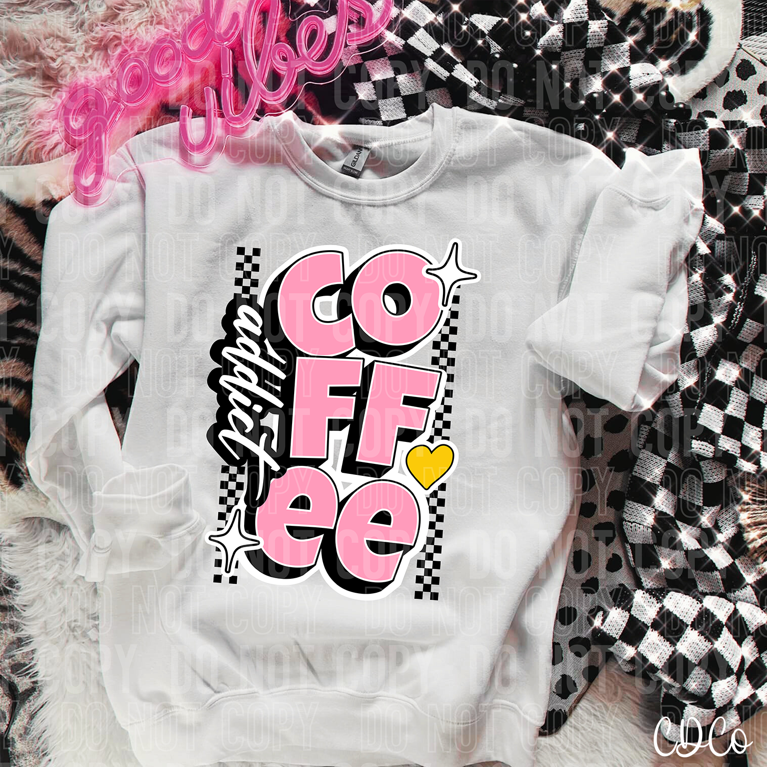 Coffee Addict 3843 DTF