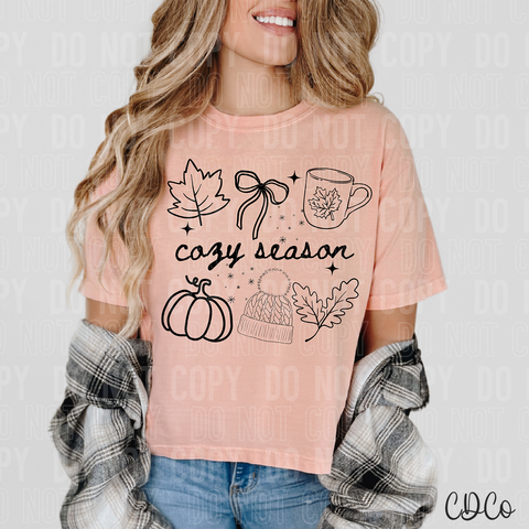 Cozy Season Collage DTF