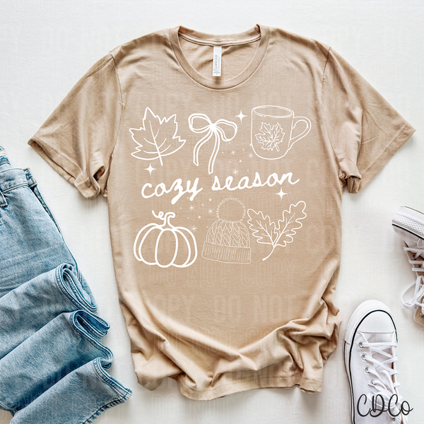 Cozy Season Collage DTF
