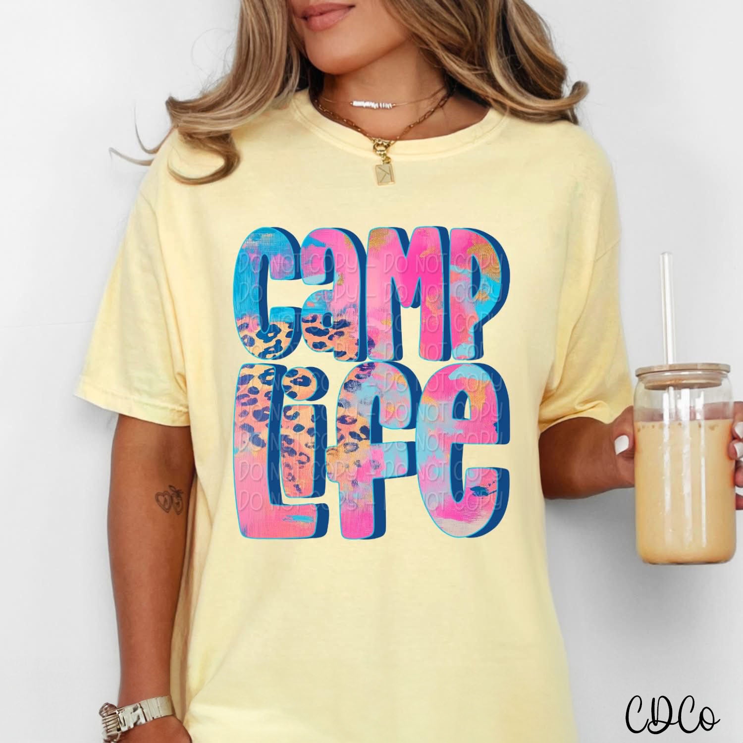 Camp Life Leopard Bright 5301 DTF