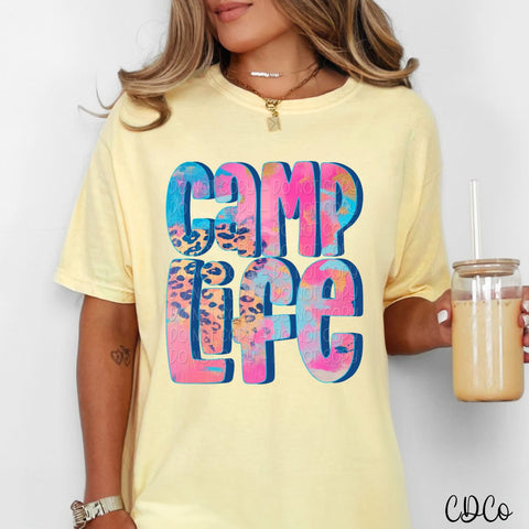 Camp Life Leopard Bright 5301 DTF