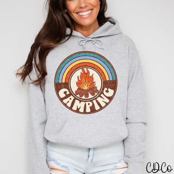Camping Retro Round 10330 DTF