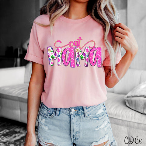 Cat Mama Doodles Gold Accents 3740 DTF