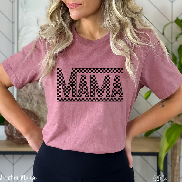 Mama Checkered DTF