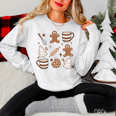 Christmas Baking Grid DTF