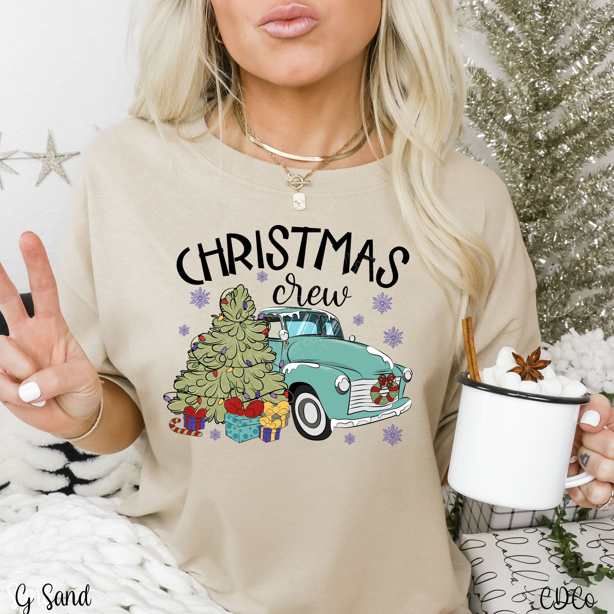 Christmas Crew Truck DTF