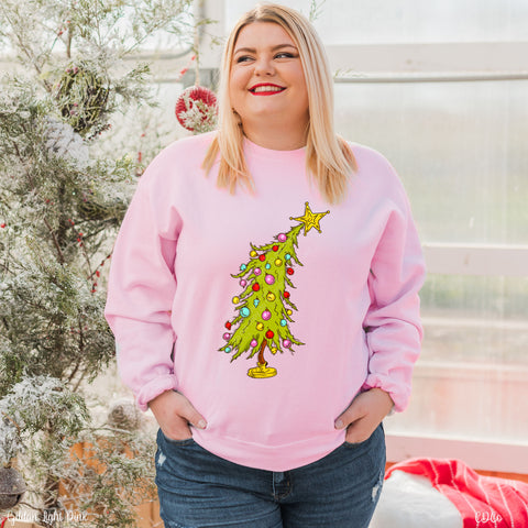 Leaning Christmas Tree GG 10029 DTF