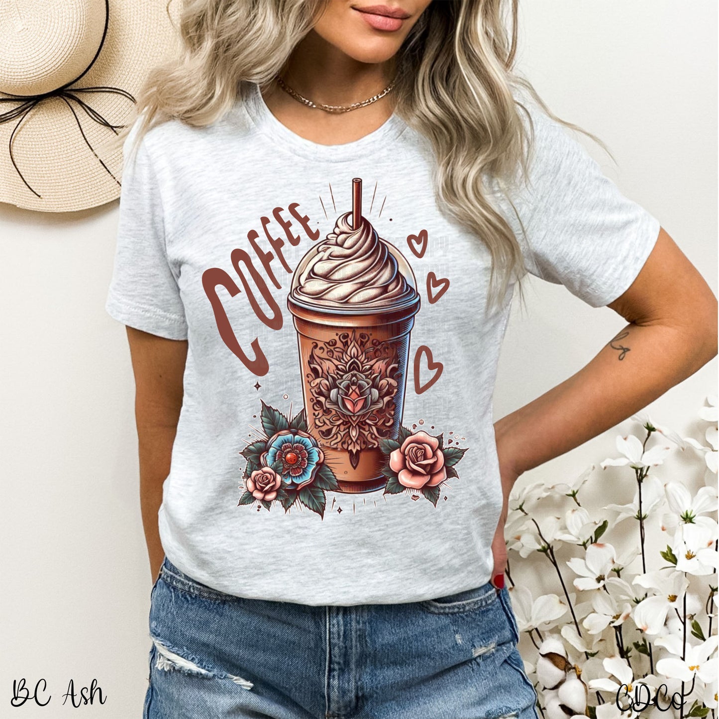 Coffee Floral DTF