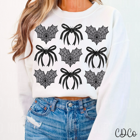 Coquette Spiders and Hearts 6479 DTF