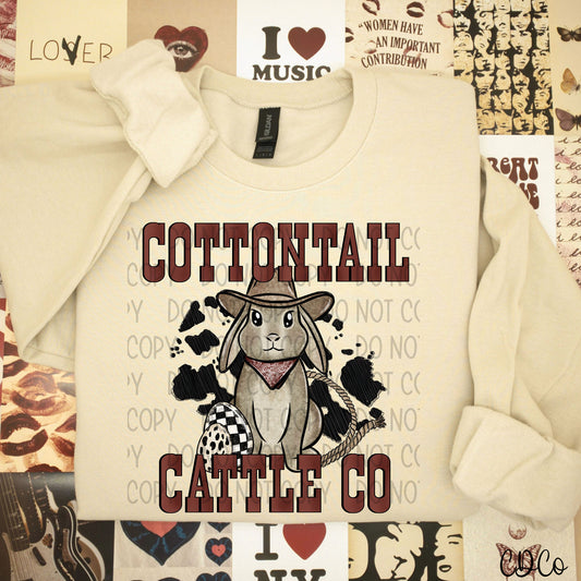 Cottontail Cattle Co DTF