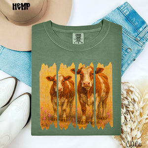 Cow Field Brushstroke 5345 DTF